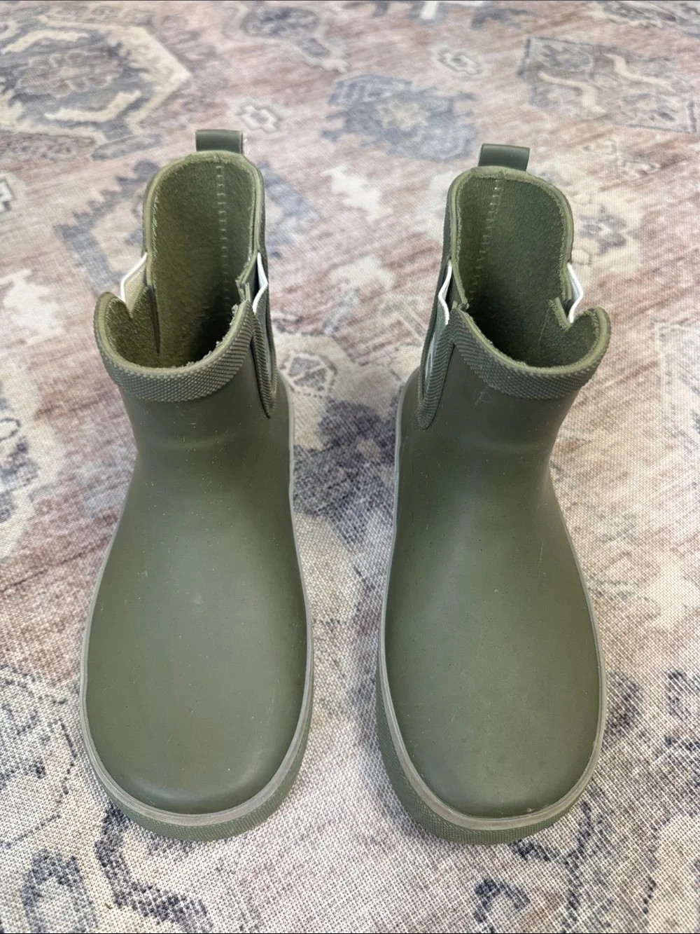 Western Chief Olive Green Camo Short Rain Boots